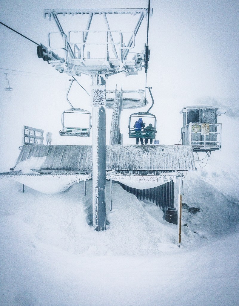 Perisher lift tower blizzard - Sean Radich